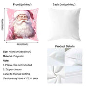 Fox printed pillowcase: comfortable and cute home decoration sofa cushion cover, home decoration, 2D printing