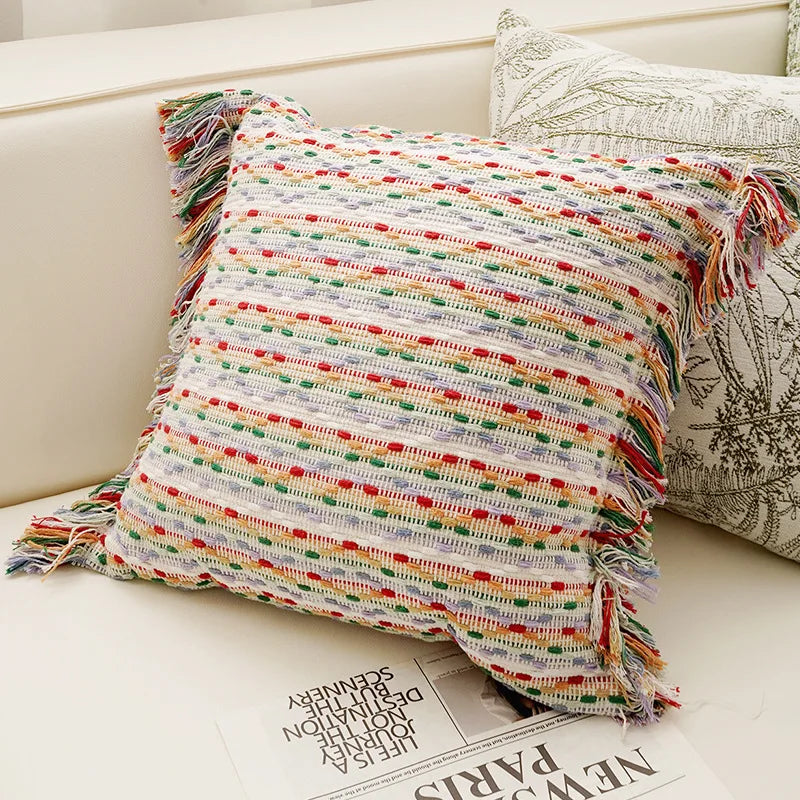 45X45CM Antique Throw Pillow Cover French Cream Stamping Waist Cushion Cover Decor Home Decorative Pillowcase 2025 New