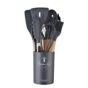 12-Piece Food-Grade Silicone Kitchen Utensil Set – Heat-Resistant & Nonstick