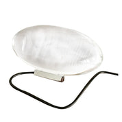 Italian Designer LED Crystal “Eye of the Sky” Table Lamp – Egg-Shaped Ambient Lighting