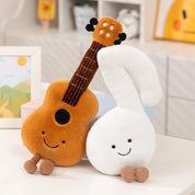 Leuke Muzikale Knuffel Zachte Viool 30 Cm Gitaar Pipa Stemvork Opmerking Gevulde Pop Instrument Cadeau Voor Kid Muziekliefhebber home Decor