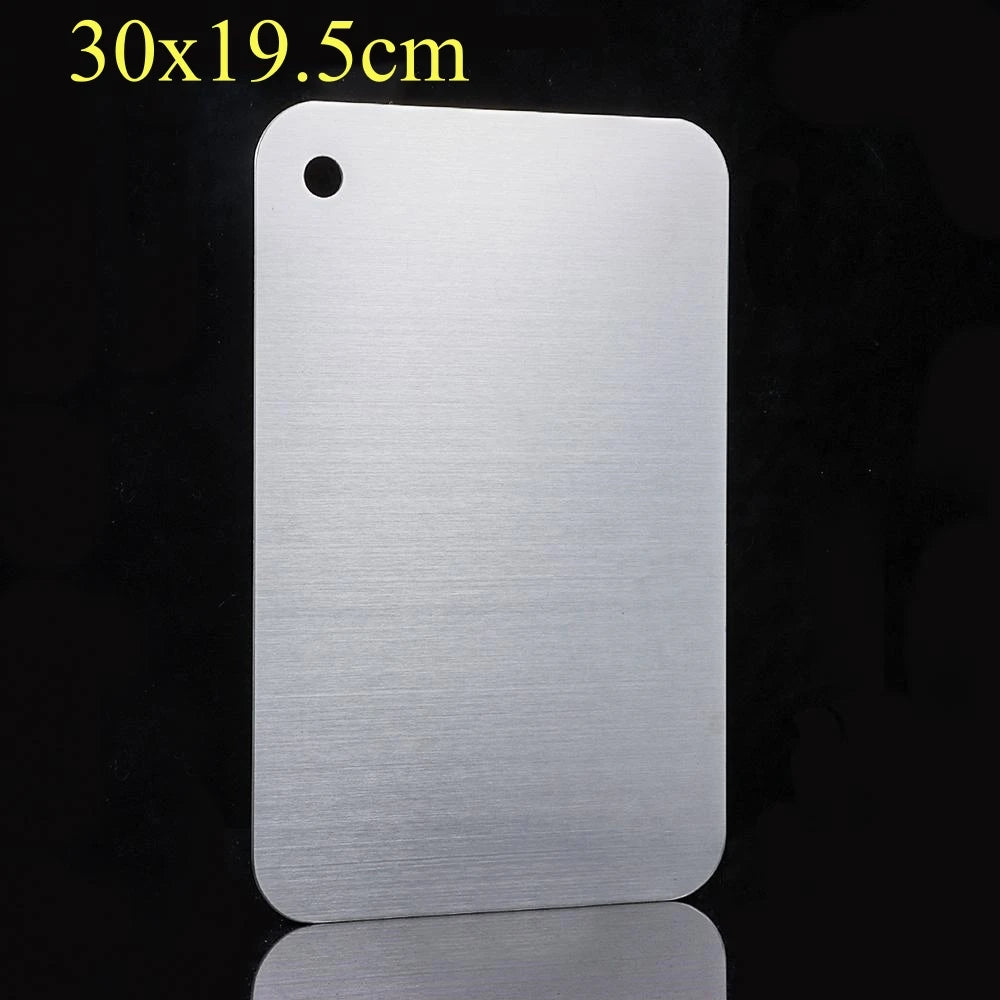 Thickened Stainless Steel Cutting Board Antibacterial and Mildew-proof Household Cutting Board Kitchen Kneading Dough Board