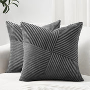 2025 New Spring Decorative Throw Pillow Covers Corduroy Boho Windmill Textured Cushion Cover 45x45CM Pillowcases Home Decor