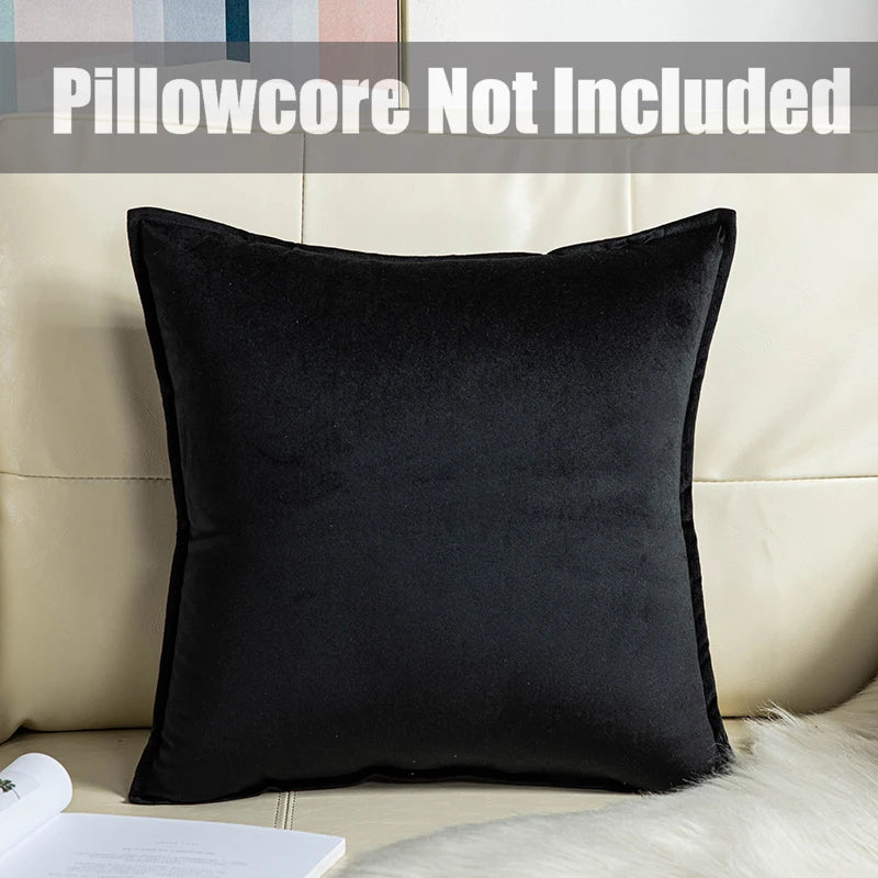 1 Stuk Superzachte Fluwelen Effen Kleur Woonkamer Sofa Decoratieve Kussenhoes Kussenhoes (Exclusief Vulmiddel)
