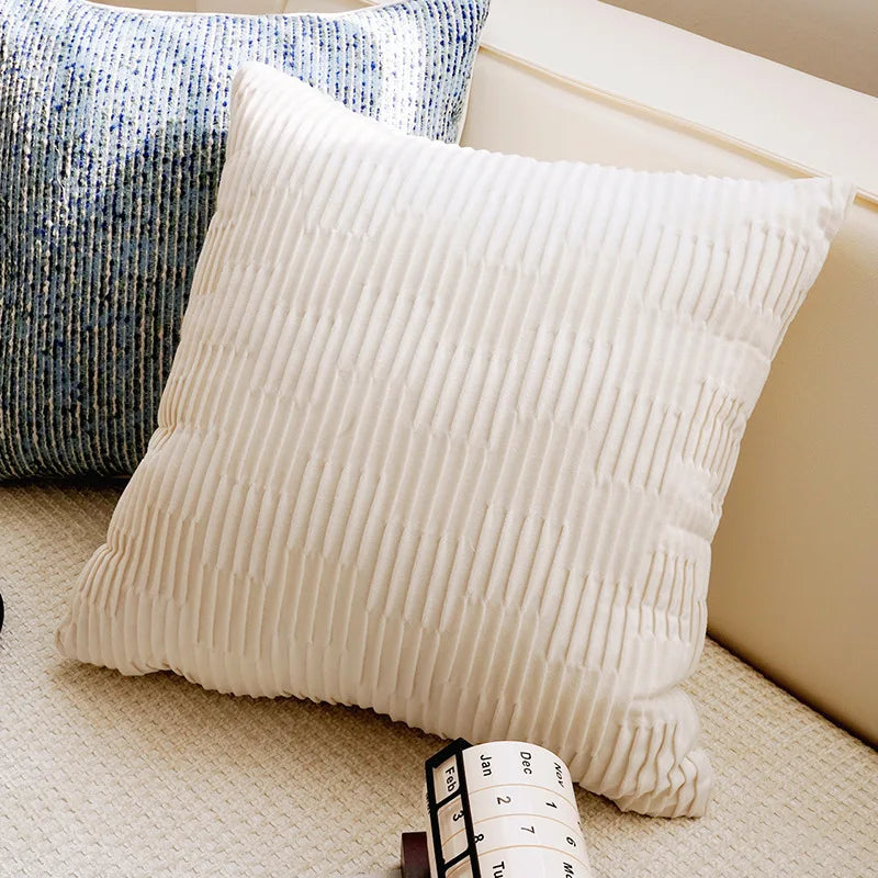 45X45CM Antique Throw Pillow Cover French Cream Stamping Waist Cushion Cover Decor Home Decorative Pillowcase 2025 New