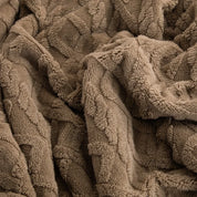 Warme wollen Sherpa dikke dekens Pluizig zacht koraalfleece sprei op het bed Enkel Dubbel Winter Pluche Coraline Harige Gooi