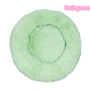 Super Soft Plush Donut Pet Bed – Washable Calming Cat & Dog Bed