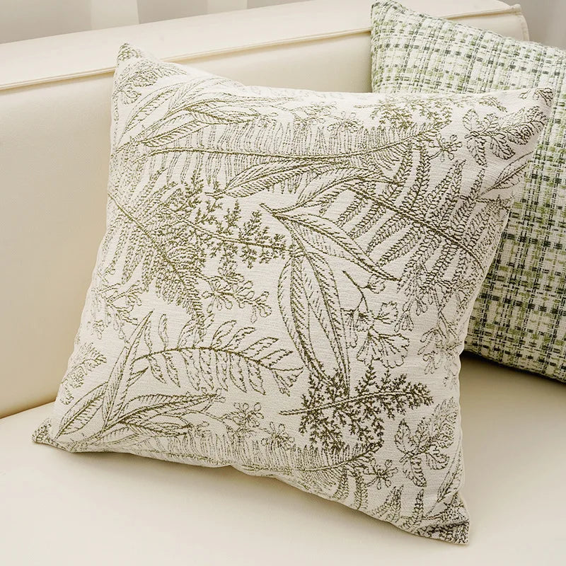 45X45CM Antique Throw Pillow Cover French Cream Stamping Waist Cushion Cover Decor Home Decorative Pillowcase 2025 New